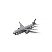 Red Boeing 777-8 PNG & PSD Images