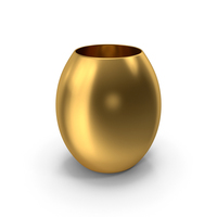 Decorative Vase Gold PNG & PSD Images