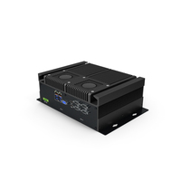 Industrial Mini PC Black PNG & PSD Images