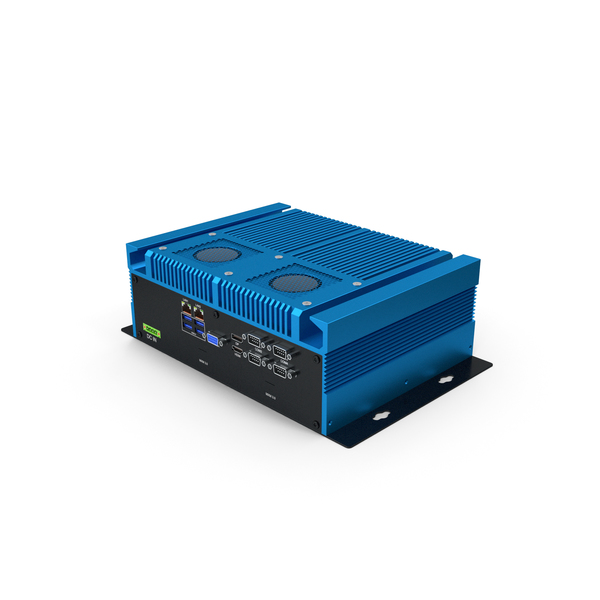 Industrial Mini PC Blue PNG & PSD Images
