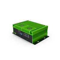 Industrial Mini PC Green PNG & PSD Images