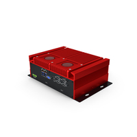 Industrial Mini PC Red PNG & PSD Images