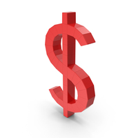 Dollar Sign Red PNG & PSD Images