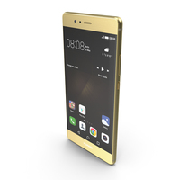 Huawei P9 Plus Haze Gold with SD/SIM Card Tray PNG & PSD Images