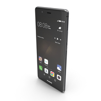 Huawei P9 Plus Quartz Grey with SD/SIM Card Tray PNG & PSD Images