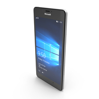 Microsoft Lumia 950 White PNG & PSD Images