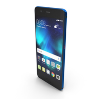 Huawei P10 Plus Dazzling Blue PNG & PSD Images