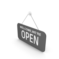 Hanging Sign Open PNG & PSD Images