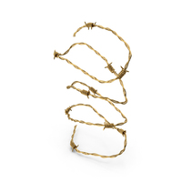 Barbed Wire Gold PNG & PSD Images