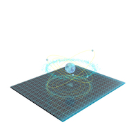 Asteroid Hologram PNG & PSD Images