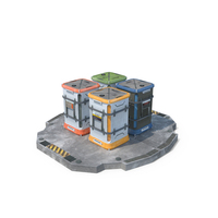 Futuristic Containers PNG & PSD Images