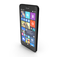 Microsoft Lumia 640 XL Black PNG & PSD Images
