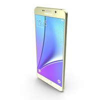 Samsung Galaxy Note5 Gold Platinum PNG & PSD Images