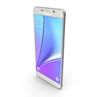 Samsung Galaxy Note5 White Pearl PNG & PSD Images