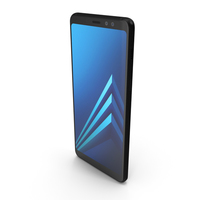 Samsung Galaxy A8 2018 Black PNG & PSD Images