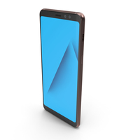 Samsung Galaxy A8 2018 Blue PNG & PSD Images