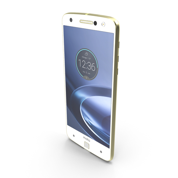 Motorola Moto Z Force (Droid) Gold PNG Images & PSDs for
