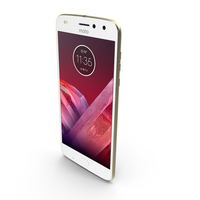 Motorola Moto Z2 Play Gold PNG & PSD Images