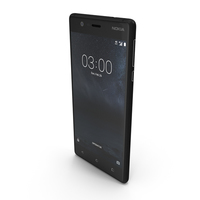 Nokia 3 Matte Black PNG & PSD Images