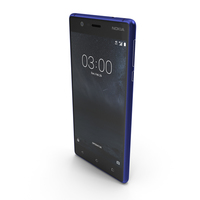 Nokia 3 Tempered Blue PNG & PSD Images