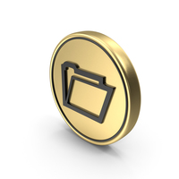 File Folder Coin Logo Icon PNG & PSD Images