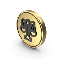 Scales Justice Balance Coin Logo Icon PNG & PSD Images