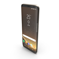 Samsung Galaxy S8 Maple Gold PNG & PSD Images