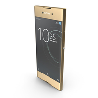 Sony Xperia XA1 Gold PNG & PSD Images