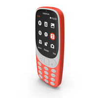Nokia 3310 2017 Warm Red PNG & PSD Images
