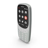 Nokia 3310 2017 Grey PNG & PSD Images
