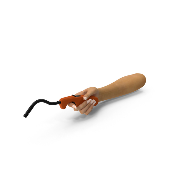 BBQ Lighter in Female Hand PNG & PSD Images