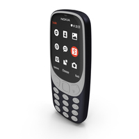 Nokia 3310 2017 Dark Blue PNG & PSD Images