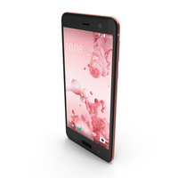 HTC U Play Cosmestic Pink PNG & PSD Images