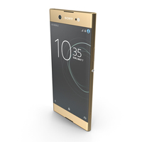 Sony Xperia XA1 Ultra Gold PNG & PSD Images