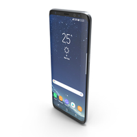 Samsung Galaxy S8 Plus Arctic Silver PNG & PSD Images