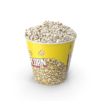 Big Popcorn Bucket PNG & PSD Images