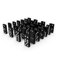Black Domino Knuckles Set PNG & PSD Images
