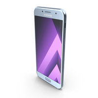 Samsung Galaxy A5 2017 Blue Mist PNG & PSD Images