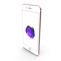 Apple iPhone 7 Plus Rose Gold PNG & PSD Images