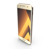Samsung Galaxy A3 2017 Gold Sand PNG & PSD Images