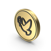Dove Peace Bird Coin PNG & PSD Images