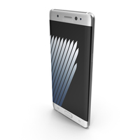 Samsung Galaxy Note 7 Silver Titanium with SIM/SD Card Tray ... PNG & PSD Images
