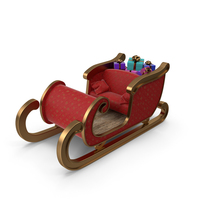 Santa's Sledge PNG & PSD Images