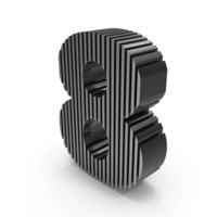 Cut Numbers Eight PNG & PSD Images