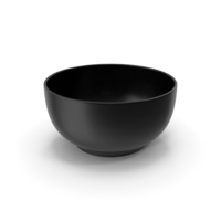 Food Bowl Black PNG & PSD Images