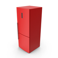 Refrigerator Red PNG & PSD Images