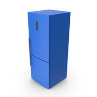 Refrigerator Blue PNG & PSD Images
