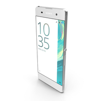 Sony Xperia XA White PNG & PSD Images