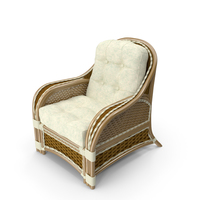 Albany Rattan Armchair PNG & PSD Images