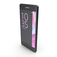 Sony Xperia E5 Black PNG & PSD Images